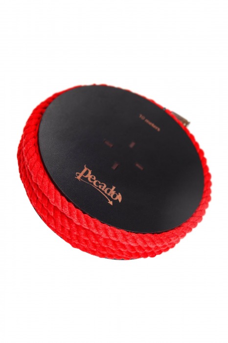 Красная веревка для шибари на катушке - 10 м. - Pecado - купить с доставкой в Миассе