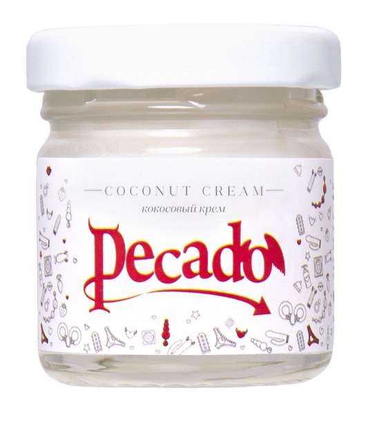 Массажная свеча Сoconut Cream - 35 мл. - Pecado - купить с доставкой в Миассе