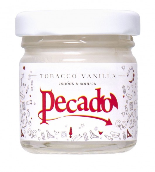 Массажная свеча Tobacco Vanilla - 35 мл. - Pecado - купить с доставкой в Миассе