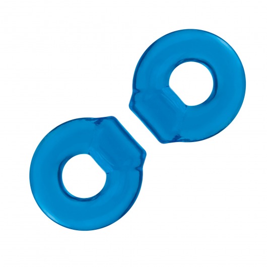 Комплект из двух колец для пениса 2-Pack Ultra-Stretch Stamina Endurance Ring - BlueLine - в Миассе купить с доставкой