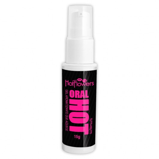 Гель для оральных ласк Oral Hot с согревающим эффектом - 15 гр. - HotFlowers - купить с доставкой в Миассе