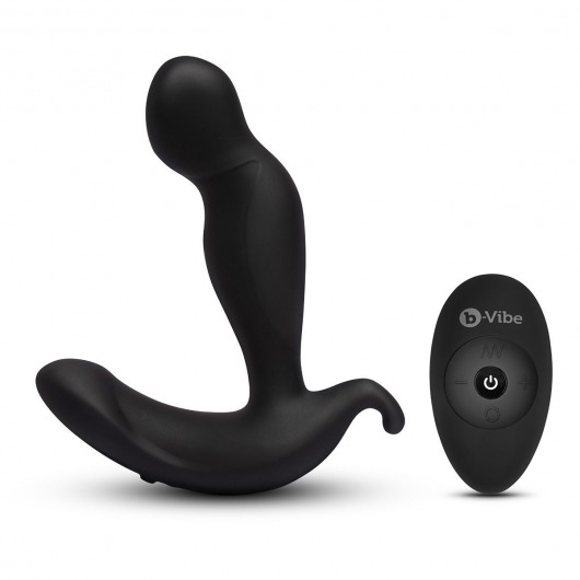 Черный анальный стимулятор с вращением и вибрацией 360 Plug - 13 см. - b-Vibe - в Миассе купить с доставкой