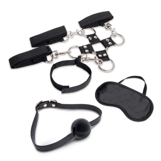 Набор для фиксации из 7 предметов Hogtie   Ball Gag Kit - Lux Fetish - купить с доставкой в Миассе