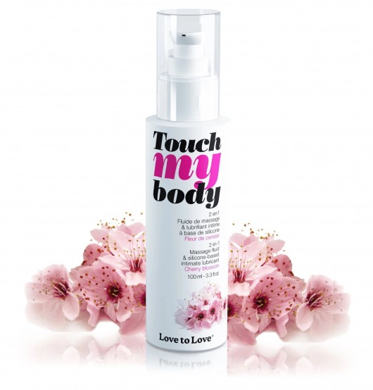 Силиконовый лубрикант 2-в-1 Touch My Body с ароматом вишнёвого цвета - 100 мл. - Love to Love - купить с доставкой в Миассе