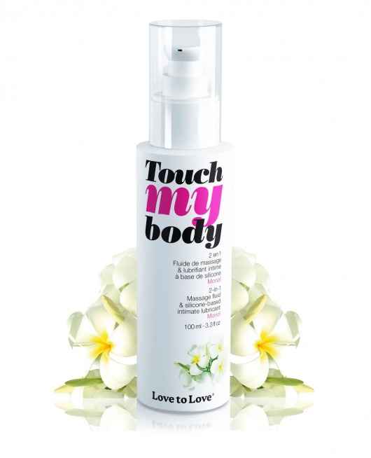 Силиконовый лубрикант 2-в-1 Touch My Body с ароматом моной - 100 мл. - Love to Love - купить с доставкой в Миассе