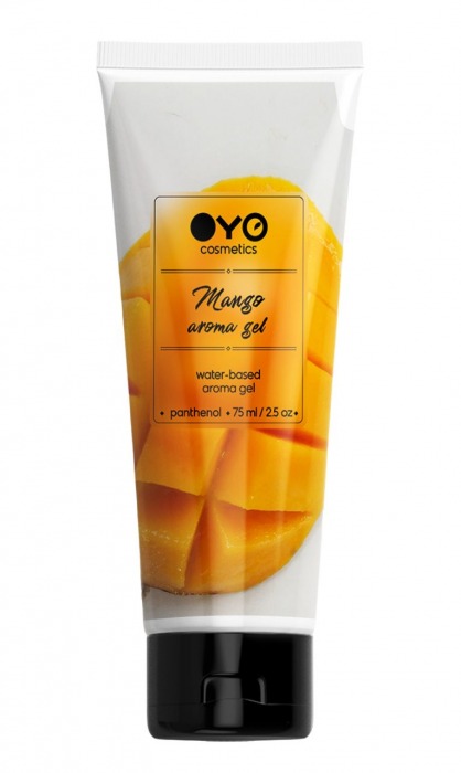 Лубрикант на водной основе OYO Aroma Gel Mango с ароматом манго - 75 мл. - OYO - купить с доставкой в Миассе