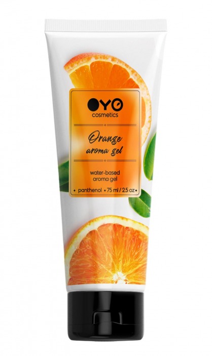 Лубрикант на водной основе OYO Aroma Gel Orange с ароматом апельсина - 75 мл. - OYO - купить с доставкой в Миассе