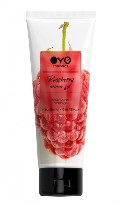 Лубрикант на водной основе OYO Aroma Gel Raspberry с ароматом малины - 75 мл. - OYO - купить с доставкой в Миассе