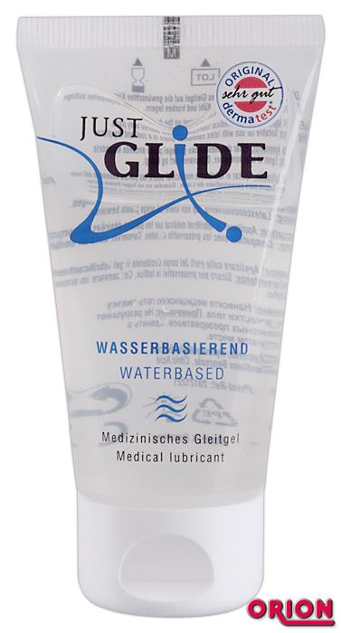 Вагинальная смазка на водной основе JUSTGLIDE - 50 мл. - Orion - купить с доставкой в Миассе