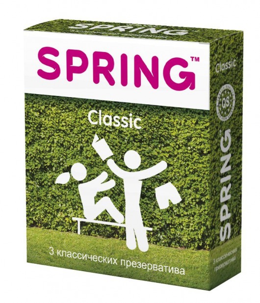 Классические презервативы SPRING CLASSIC - 3 шт. - SPRING - купить с доставкой в Миассе