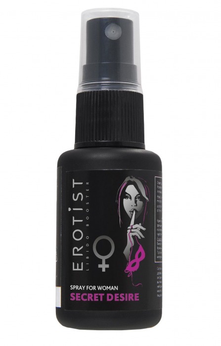 Возбуждающий спрей для женщин Erotist Secret Desire - 30 мл. - Erotist Libido Booster - купить с доставкой в Миассе