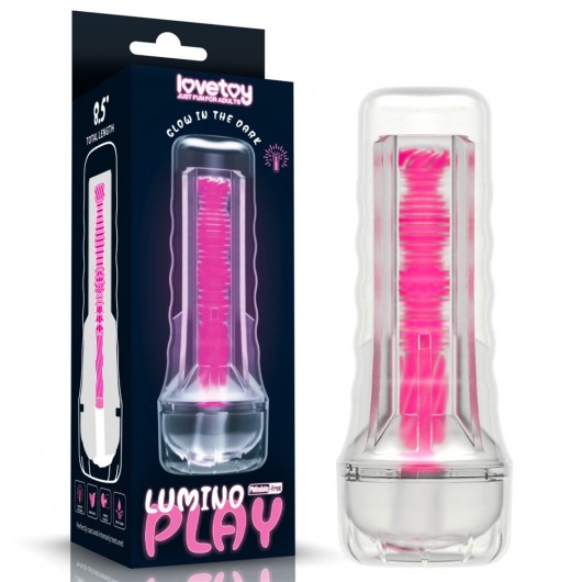 Светящийся в темноте мастурбатор 8.5 Lumino Play Masturbator - Lovetoy - в Миассе купить с доставкой