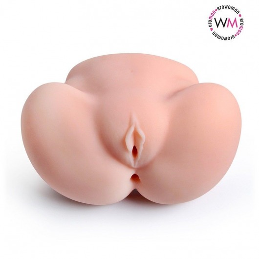 Реалистичный мастурбатор с двумя функциональными отверстиями - Erowoman-Eroman - в Миассе купить с доставкой