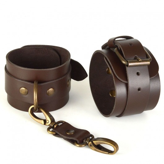 Коричневые наручники IDEAL - Sitabella - купить с доставкой в Миассе