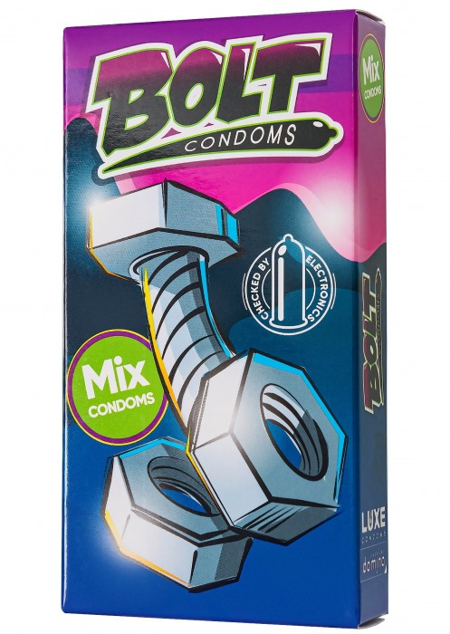Набор презервативов Bolt Condoms - Luxe - купить с доставкой в Миассе