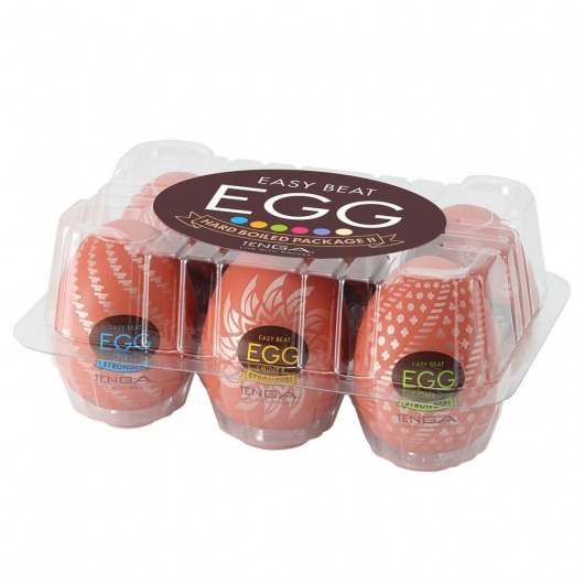 Набор из 6 мастурбаторов-яиц Tenga Egg Variety Pack V - Tenga - в Миассе купить с доставкой