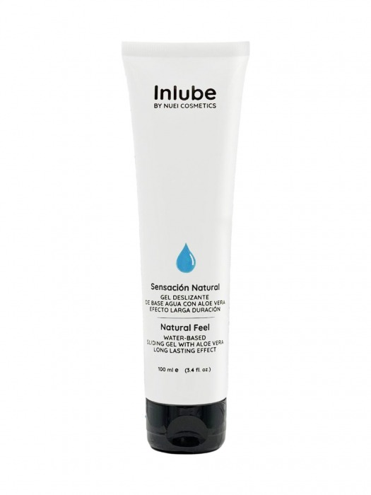 Интимный лубрикант с алоэ вера Inlube Natural Feel - 100 мл. - Nuei cosmetics - купить с доставкой в Миассе