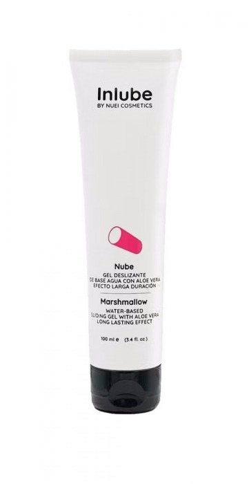 Лубрикант на водной основе Nuei Inlube с алоэ вера и ароматом маршмеллоу -100 мл. - Nuei cosmetics - купить с доставкой в Миассе