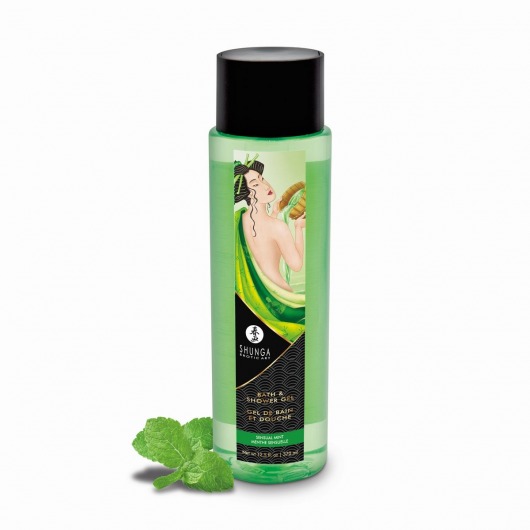 Гель для душа Sensual Mint с ароматом мяты - 370 мл. -  - Магазин феромонов в Миассе
