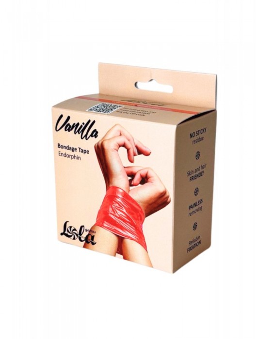 Красная бондажная лента Endorphin - Lola Games - купить с доставкой в Миассе