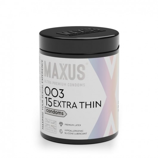 Экстремально тонкие презервативы MAXUS 003 Extra Thin - 15 шт. - Maxus - купить с доставкой в Миассе