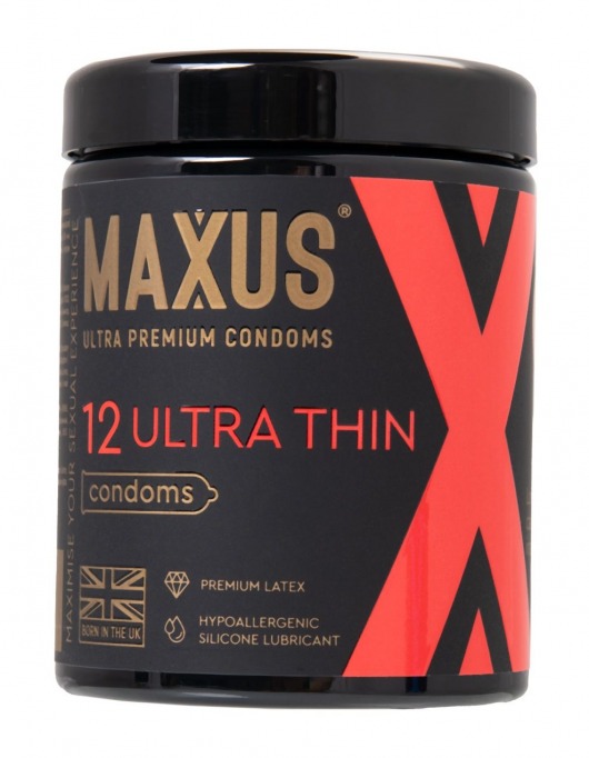 Ультратонкие презервативы MAXUS Ultra Thin - 12 шт. - Maxus - купить с доставкой в Миассе