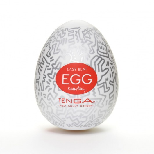 Мастурбатор-яйцо Keith Haring EGG PARTY - Tenga - в Миассе купить с доставкой