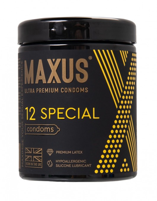 Презервативы с точками и рёбрами MAXUS Special - 12 шт. - Maxus - купить с доставкой в Миассе