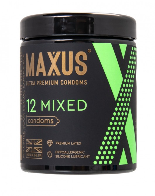 Презервативы MAXUS Mixed - 12 шт. - Maxus - купить с доставкой в Миассе