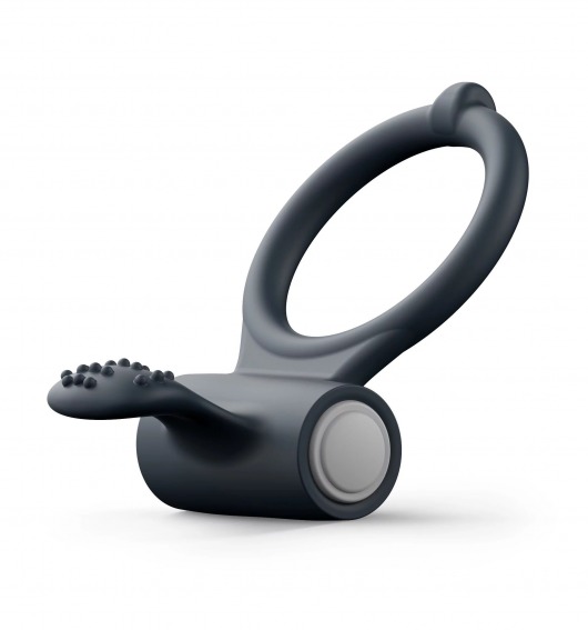 Черное эрекционное кольцо Power Clit - Dorcel - в Миассе купить с доставкой