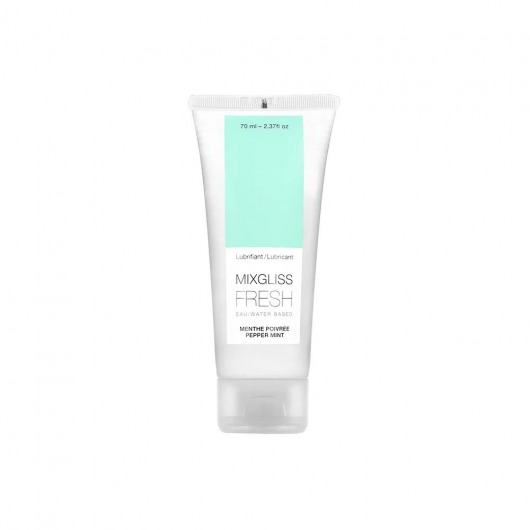 Лубрикант с охлаждающим эффектом Mixgliss Fresh Pepper Mint - 70 мл. - Strap-on-me - купить с доставкой в Миассе