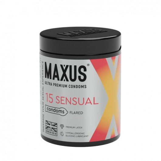 Анатомические презервативы MAXUS Sensual - 15 шт. - Maxus - купить с доставкой в Миассе