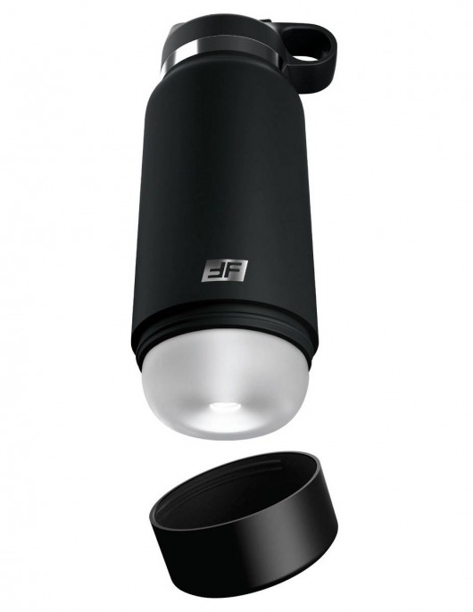 Черный мастурбатор в виде бутылки Fap Flask - Pipedream - в Миассе купить с доставкой