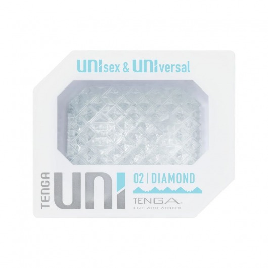 Прозрачный мастурбатор-стимулятор Tenga Uni Diamond - Tenga - в Миассе купить с доставкой