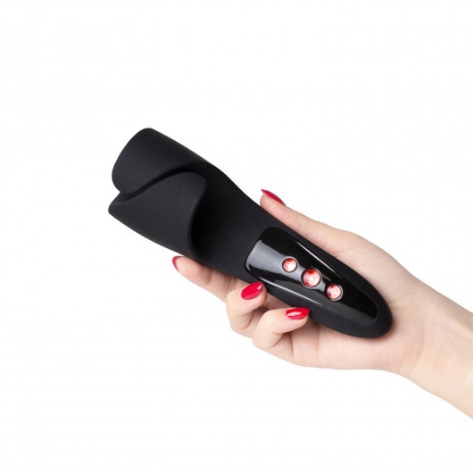 Черный вибромастурбатор с пульсацией Apollo - HOT planet - в Миассе купить с доставкой