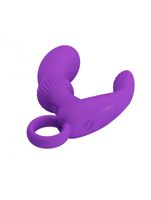 Фиолетовый вибромассажёр для массажа простаты Cayla - 11,2 см. - Baile - в Миассе купить с доставкой