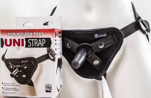 Универсальные трусики Harness UNI strap с корсетом - LOVETOY (А-Полимер) - купить с доставкой в Миассе