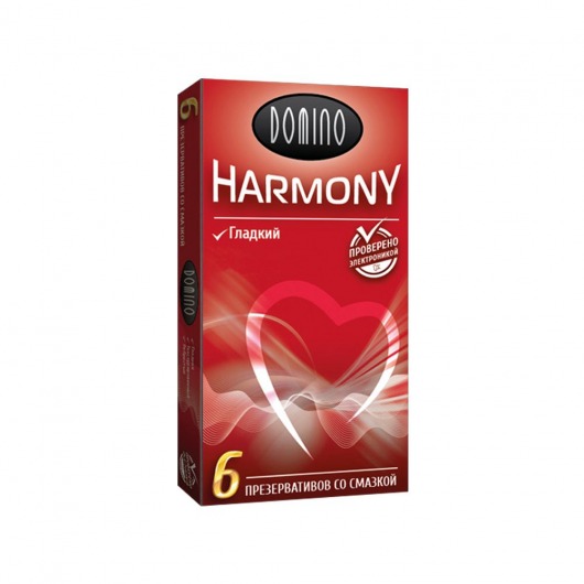 Гладкие презервативы Domino Harmony - 6 шт. - Domino - купить с доставкой в Миассе