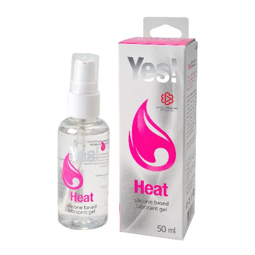 Возбуждающая силиконовая вагинальная смазка Yes Heat - 50 мл. - Sitabella - купить с доставкой в Миассе
