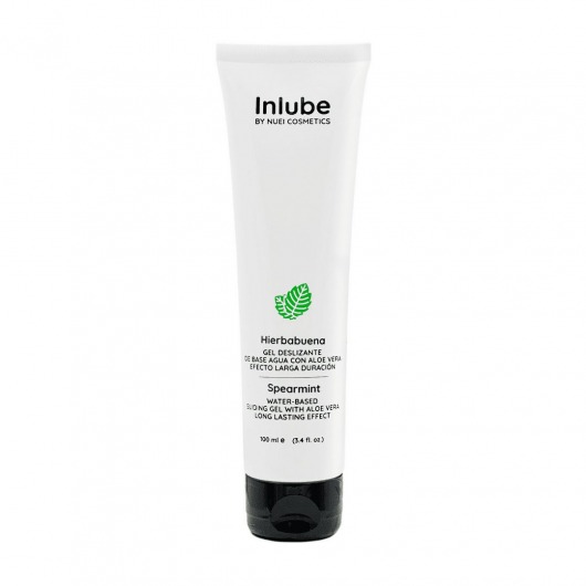 Водный лубрикант Nuei Inlube с алоэ вера и ароматом мяты - 100 мл. - Nuei cosmetics - купить с доставкой в Миассе