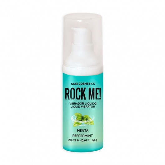 Жидкий вибратор Nuei Rock Me! с ароматом мяты - 20 мл. - Nuei cosmetics - купить с доставкой в Миассе