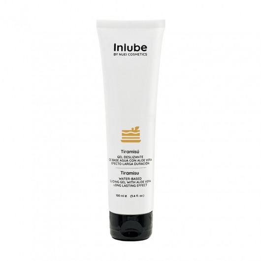 Водный лубрикант Nuei Inlube с алоэ вера и ароматом тирамису - 100 мл. - Nuei cosmetics - купить с доставкой в Миассе
