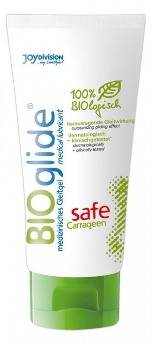 Гель-лубрикант на водной основе BIOglide safe Carrageen - 100 мл. - Joy Division - купить с доставкой в Миассе