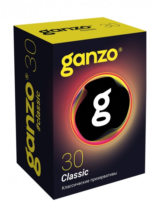 Классические презервативы с обильной смазкой Ganzo Classic - 30 шт. - Ganzo - купить с доставкой в Миассе