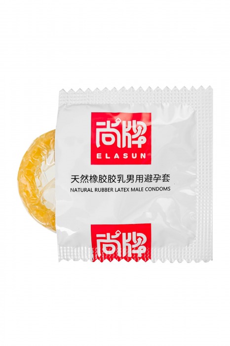 Презервативы с точками и ребрами Elasun Ribbed and Dotted - 10 шт. - Elasun - купить с доставкой в Миассе