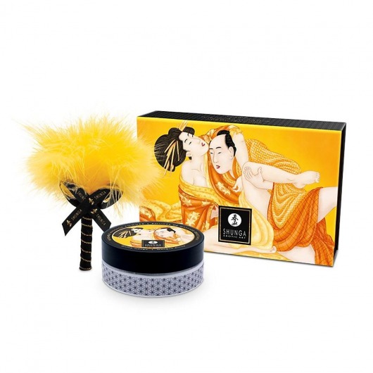Массажная пудра с ароматом манго Luscious Mango - Shunga - купить с доставкой в Миассе