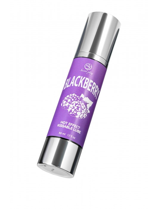 Массажное масло 2-в-1 Blackberry Hot Effect с разогревающим эффектом и вкусом ежевики - 50 мл. - Secret Play - купить с доставкой в Миассе