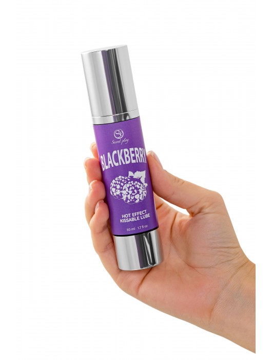 Массажное масло 2-в-1 Blackberry Hot Effect с разогревающим эффектом и вкусом ежевики - 50 мл. - Secret Play - купить с доставкой в Миассе