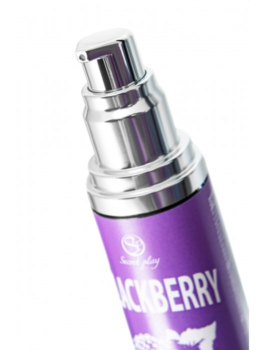 Массажное масло 2-в-1 Blackberry Hot Effect с разогревающим эффектом и вкусом ежевики - 50 мл. - Secret Play - купить с доставкой в Миассе