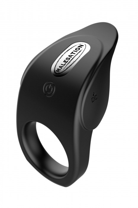 Черное эрекционное виброкольцо Vibro Lust Ring - MALESATION - в Миассе купить с доставкой